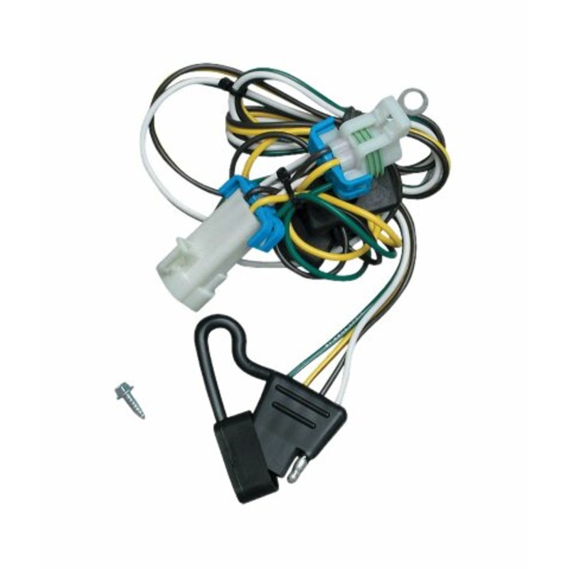 Tekonsha 118359 T-One T-Connector Harness, 4-Way Flat, Compatable with 1998-2004 Chevrolet S10, 1998-2004 GMC Sonoma, 1998-2000 Isuzu Hombre Black