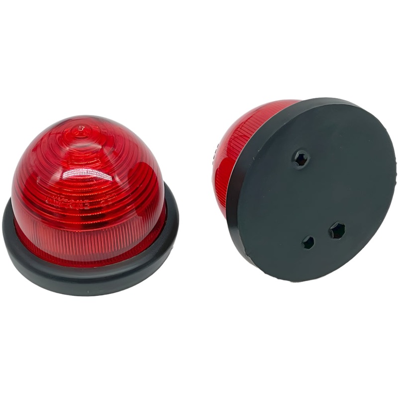 63mm Surface Mount Red Lights Pair