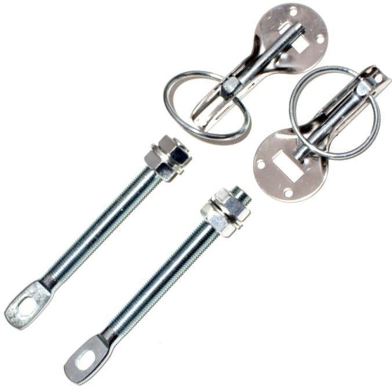 Stainless Steel Plate Bonnet Pins 85mm Pair