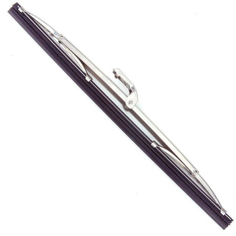 Stainless Steel Sprung Windscreen Wiper Blade  10" Traditional Style