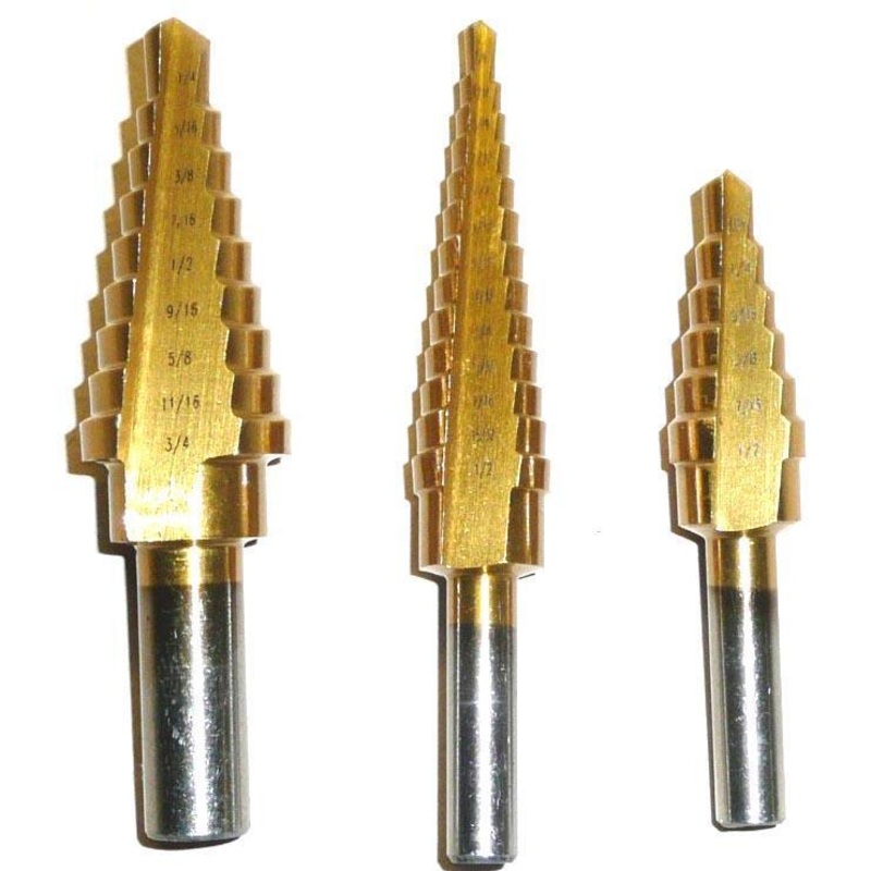 Step Cutter Imperial 3 Piece Set 3/16 - 3/4