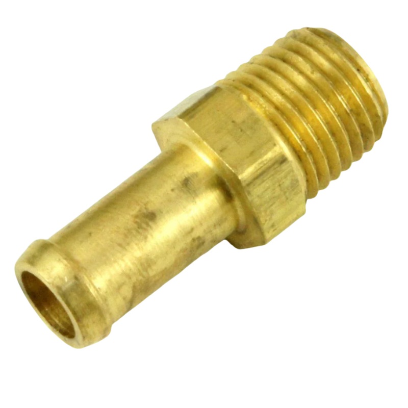 Straight Brass 10mm Hosetail 1/4 NPT