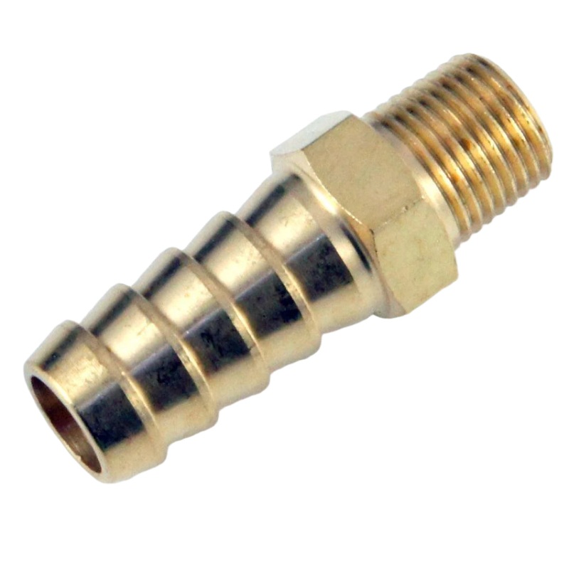 Straight Brass 10mm Hosetail 1/8 NPT