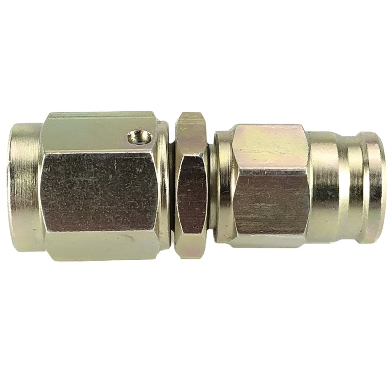 Straight Swivel Female Convex Seat 3/8" UNF
