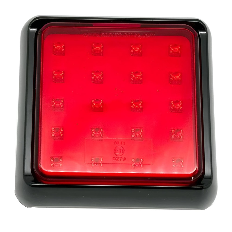 Surface Mount Square LED Rear Fog Light 120mm x 120mm
