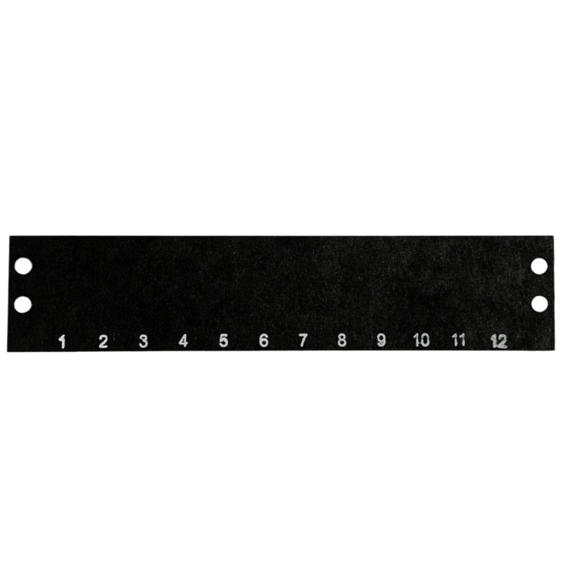 Terminal Block Marker, 1 to 12, 11.13mm