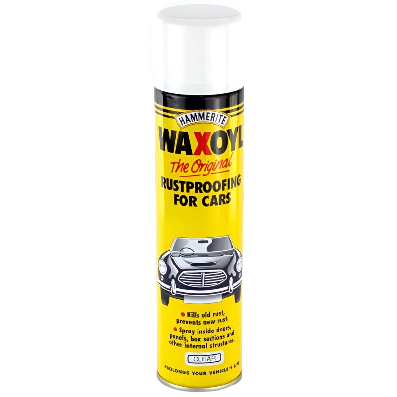 Hammerite Waxoyl Rustproofer Aerosol Clear 400ml