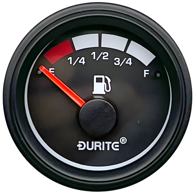 Marine Fuel Gauge 62mm Black
