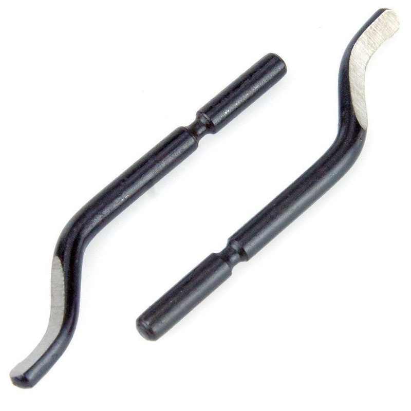 Two Spare Blades For Swivelling Deburring Tools