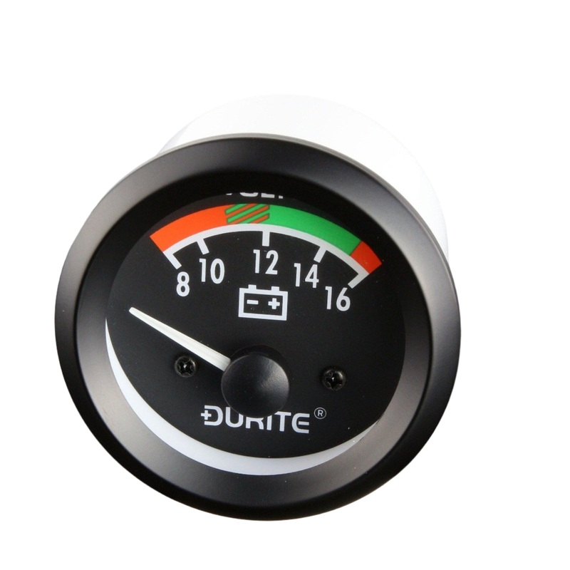 Voltmeter Gauge 57mm Black
