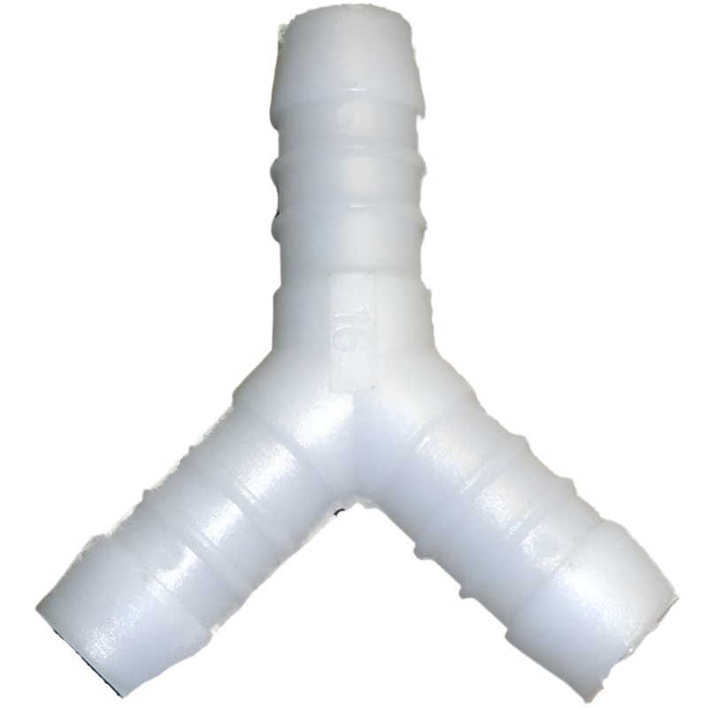 White Nylon Y Joiner 16mm