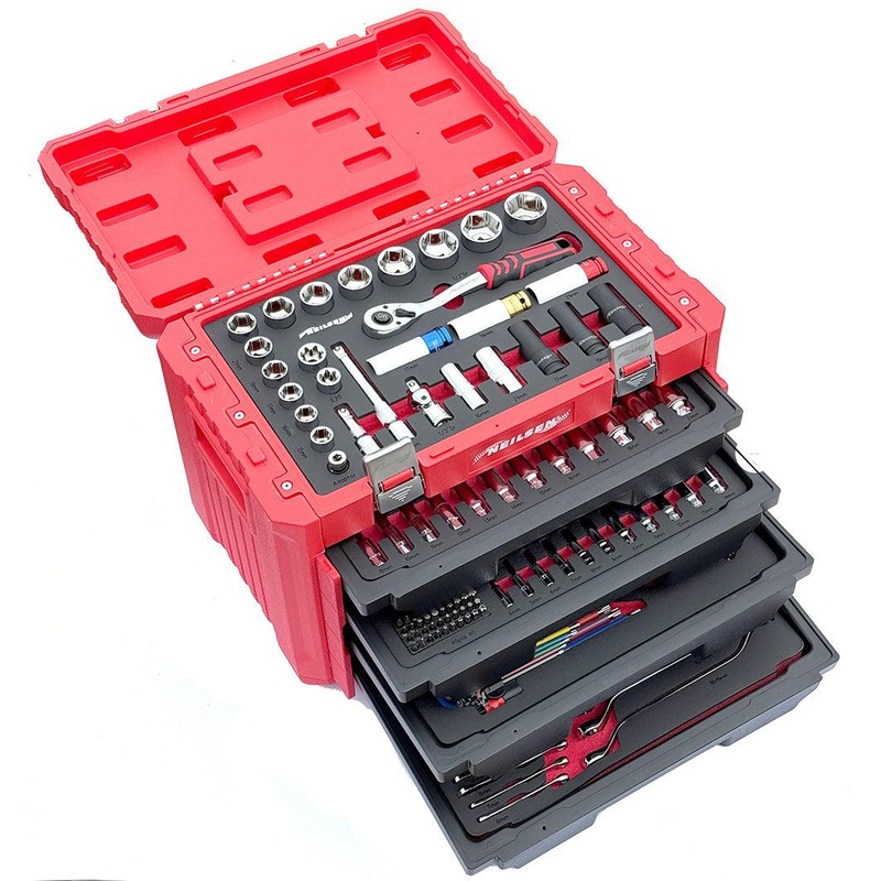 236 Piece Socket and Wrench Set in 4 Drawer Toolbox