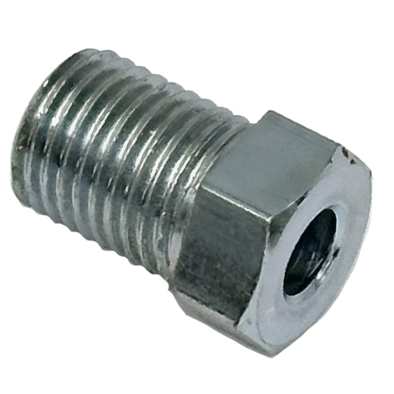 3/8" UNF Short Male Unions Plated Steel Pack of 10