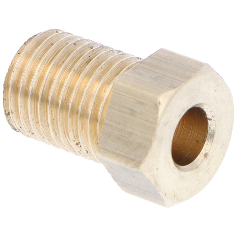 Brass 3/8" UNF Single Short Male Brake Union