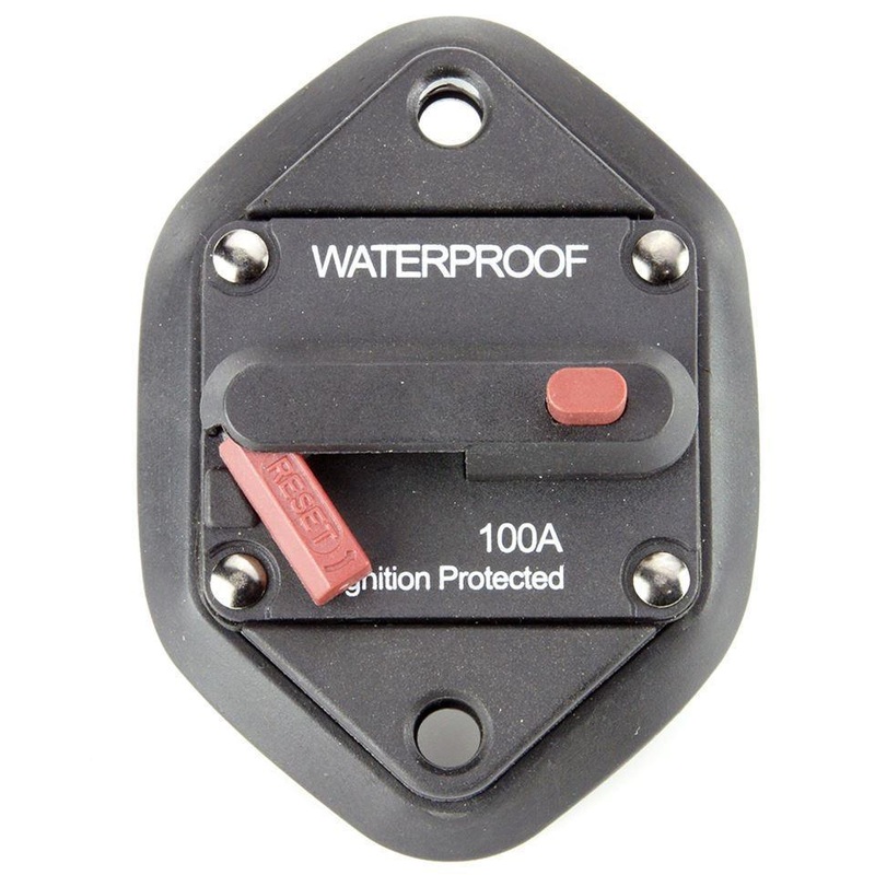 Panel Mount Circuit Breaker - 100 Amp, 80 Amp and 50 Amp Options Available 100 Amp