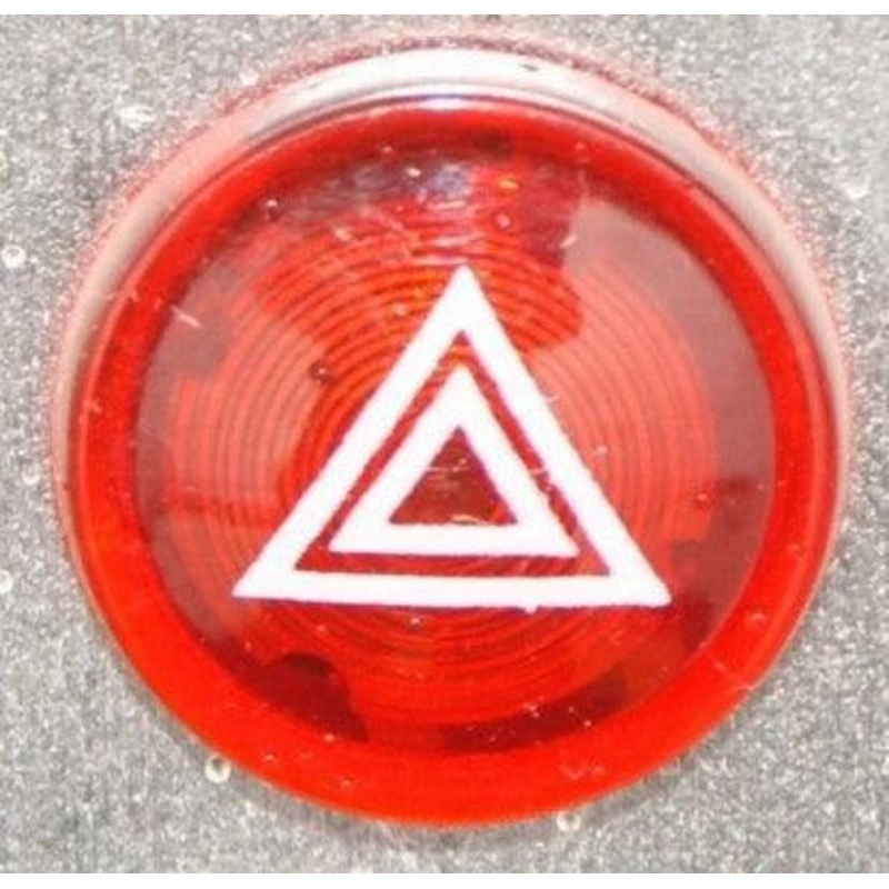 Plain Bezel Warning Light Amber Default