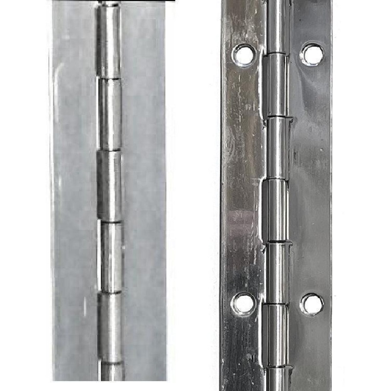 Stainless Steel Piano Hinge - Various Lengths Available Undrilled 300mm