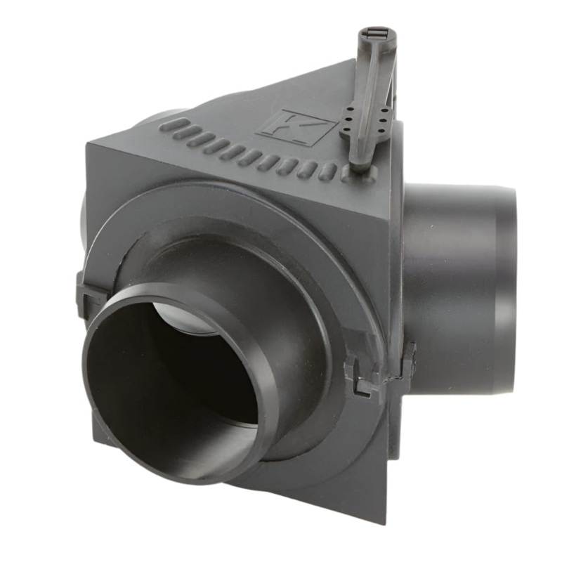 Y Splitter Vent With Butterfly 3 x 50mm Outlets