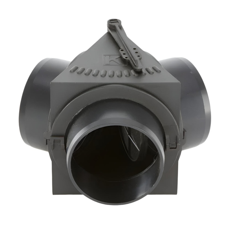 Y Splitter Vent With Butterfly 3 x 60mm Outlets