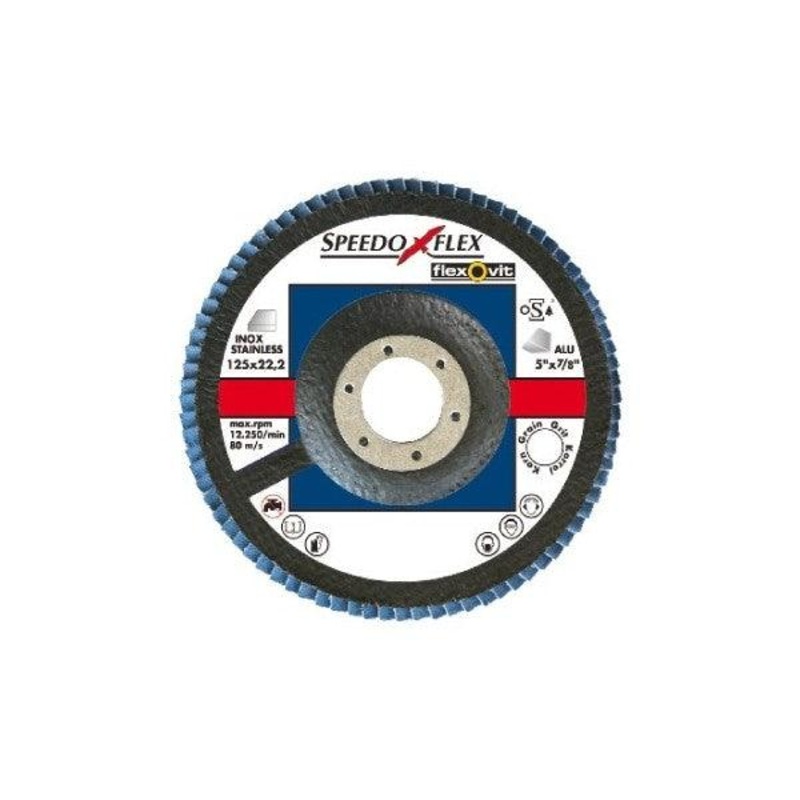 115mm Zirconium Flap Discs - Various Grits - Pack of 1 P120