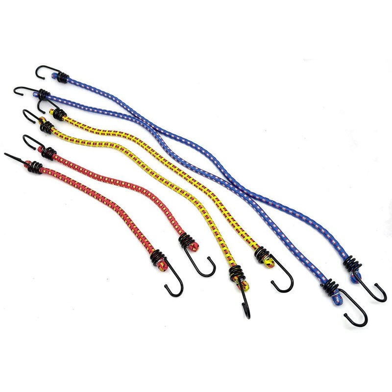 6 Piece 8mm Cord Bungee Pack