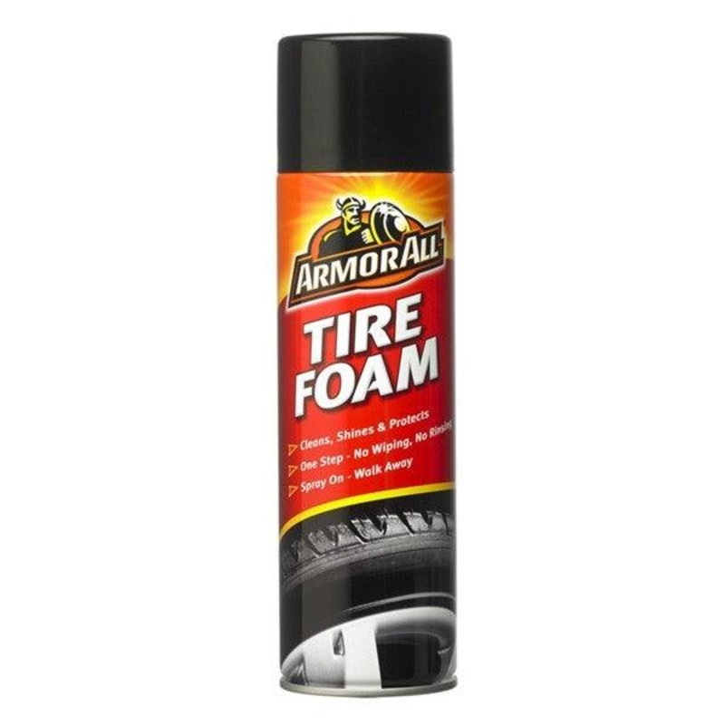 Armor All Tyre Foam Protectant 500ml - Cleans, Shines & Protects