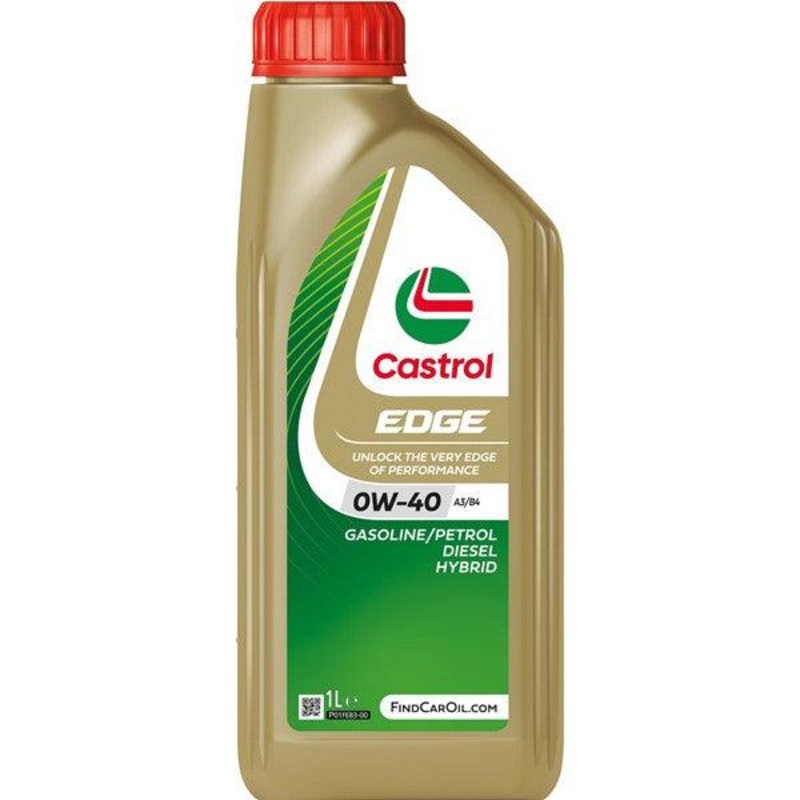 CASTROL EDGE 0W-40 A3/B4 Fully Synthetic Engine Oil 1L