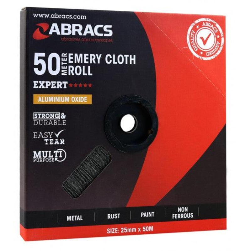 Emery Roll Blue 50m Grit Rolls P120