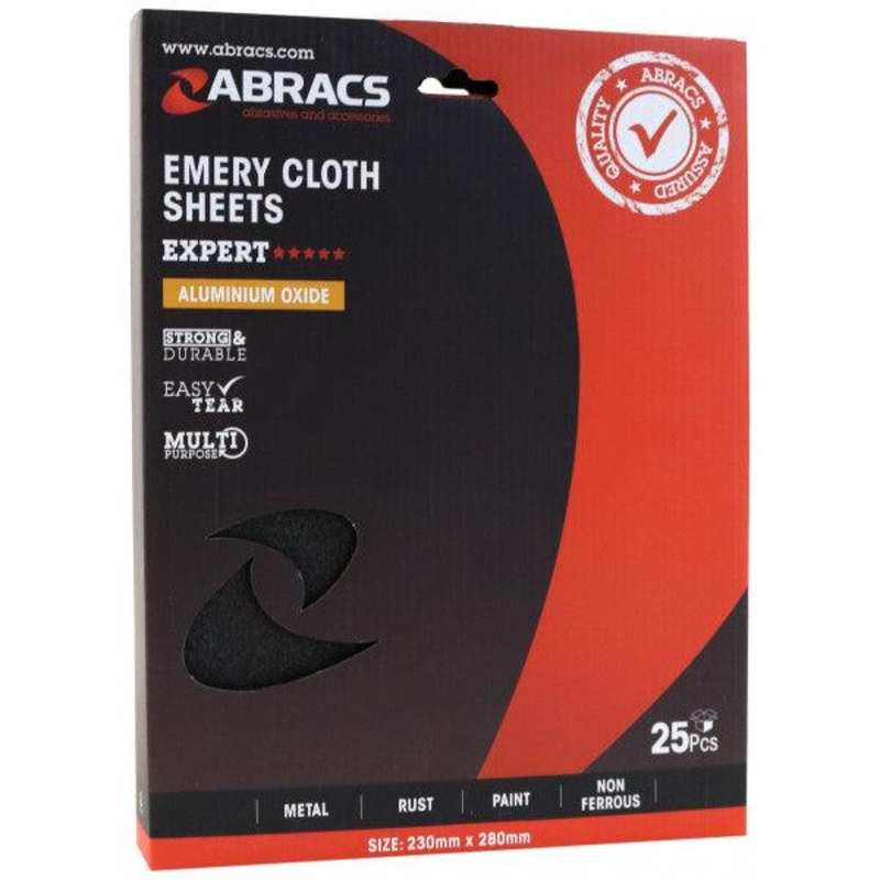 Emery Sheets 230x280mm P40 P60 P80 P120 P150 Grit P150