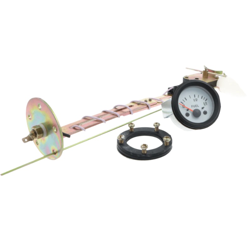 Fuel Tank Level Sender With Black or White Face Gauge White Face