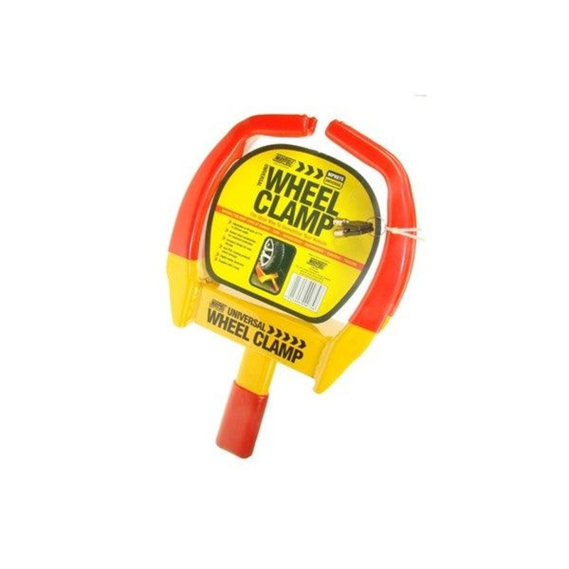 Maypole Adjustable Wheel Clamp | 175-225mm | High-Visibility Theft Deterrent
