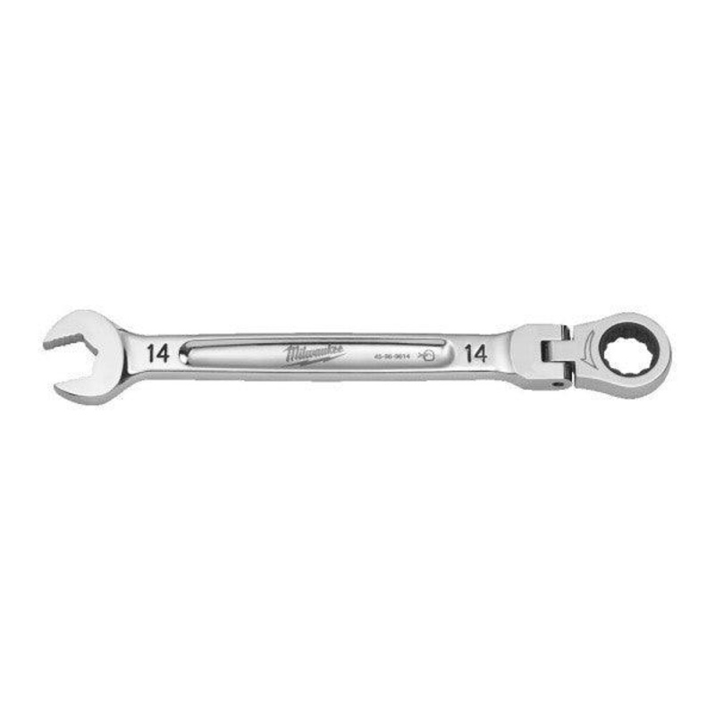 Milwaukee 14mm MAX BITE Flexible Head Ratcheting Combination Spanner