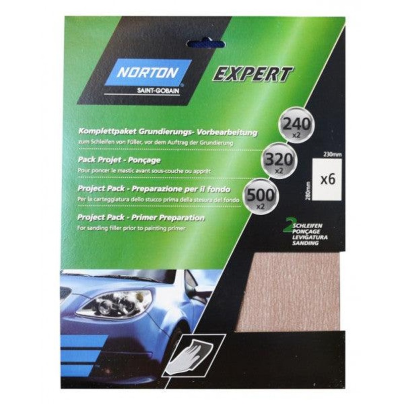 Primer Preparation Project Pack - 6 Sanding Sheets