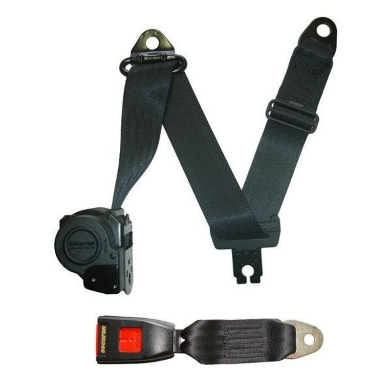 Securon Auto Lap & Diagonal Seat Belt - 314cm Long - 22cm Buckle
