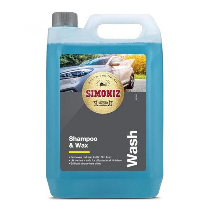 Simoniz Shampoo & Wax Car Wash - Cleans & Protects, Available in Multiple Sizes 1L