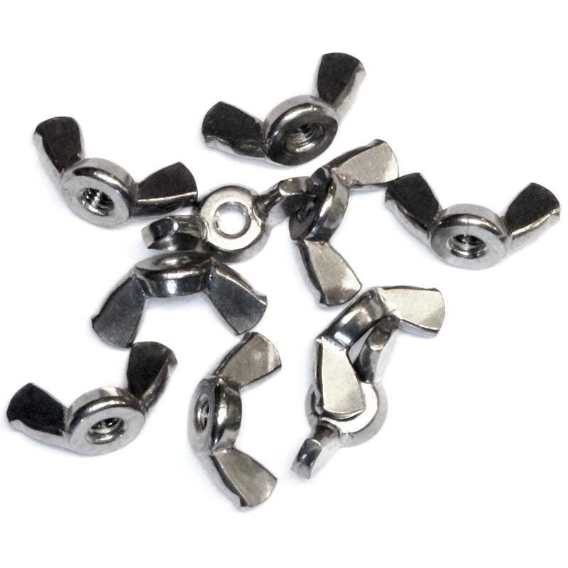 Stainless Wing Nuts Pack Of 10 - Various Sizes M4