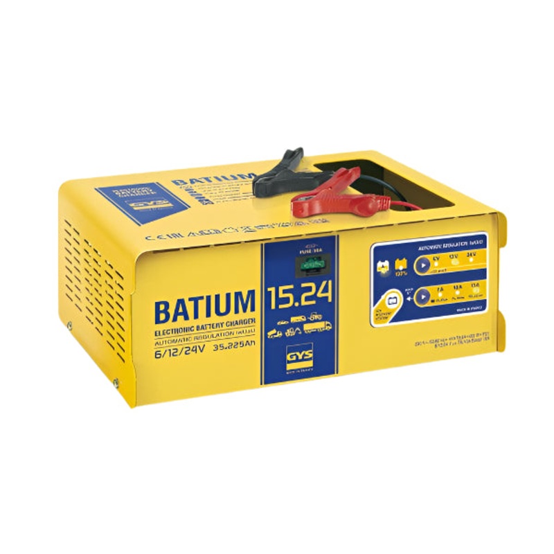 GYS Batium 15-24 Smart Charger for 6V, 12V & 24V Lead-Acid Batteries
