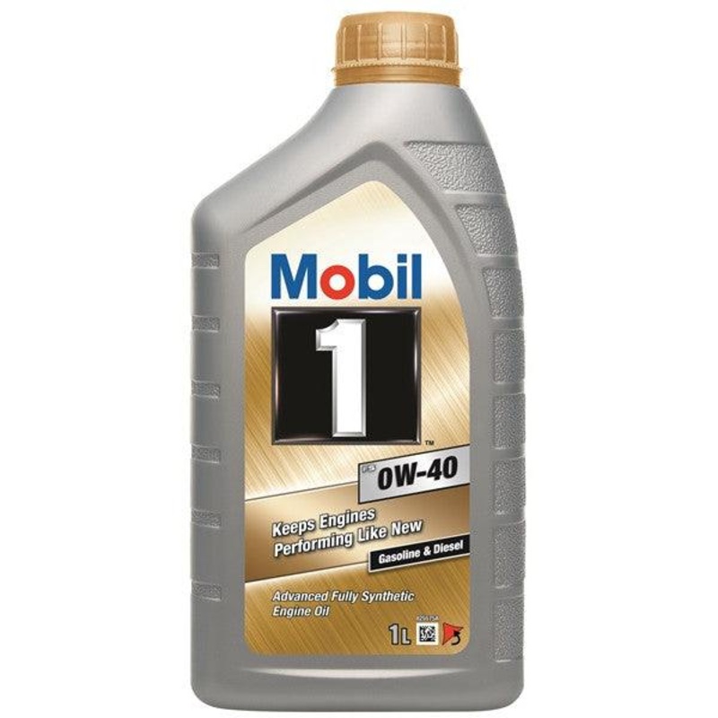 MOBIL 0W-40 Fully Synthetic Engine Oil 1L
