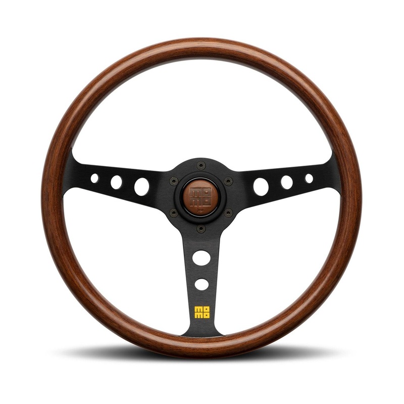 MOMO MOD.07 Heritage 350mm Mahogany Wood Steering Wheel