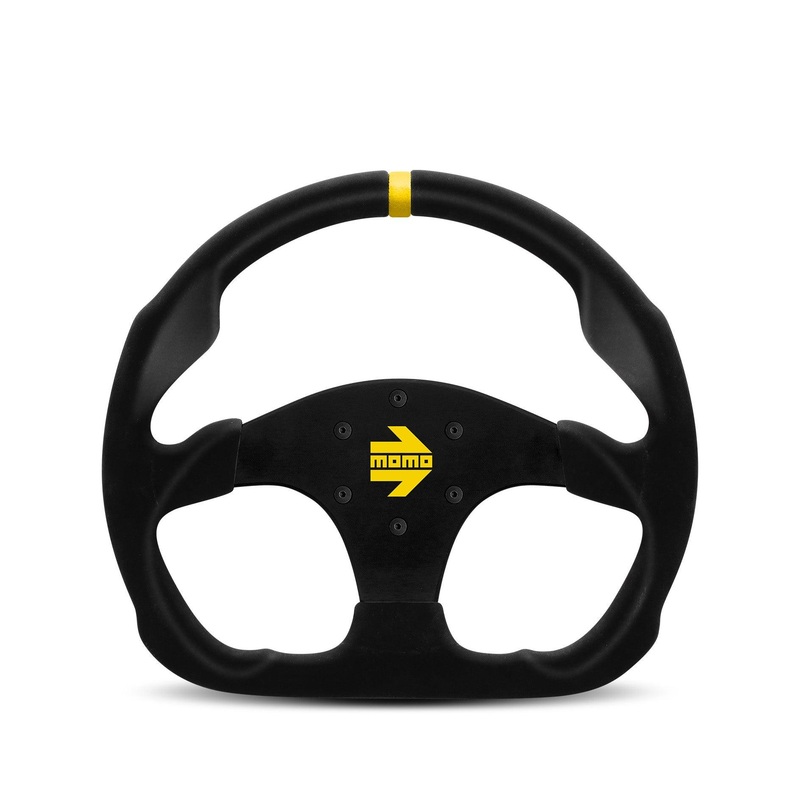 MOMO MOD.30 Racing Steering Wheel - 320mm - Black Suede