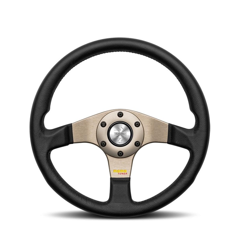 MOMO Tuner 320mm Leather Steering Wheel