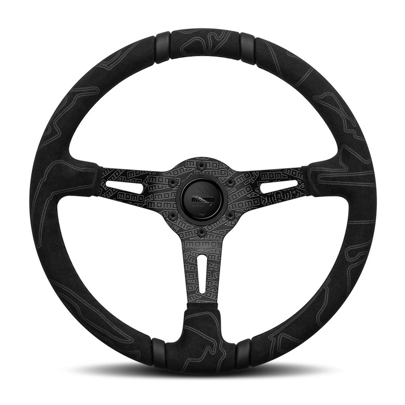 MOMO Ultra Black Edition Alcantara Steering Wheel 350mm