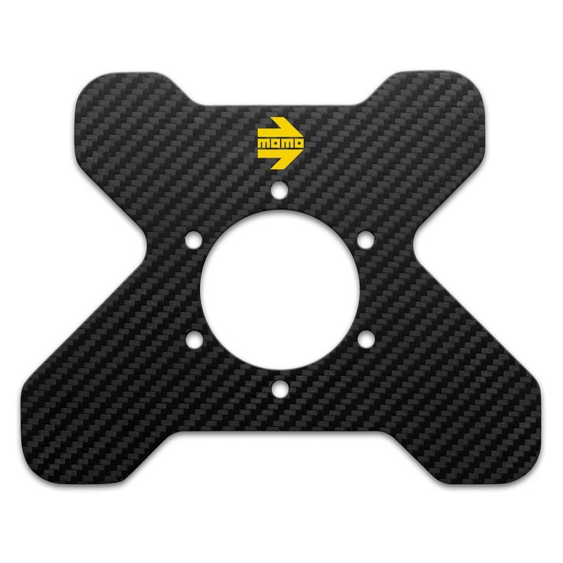 MOMO Carbon Fibre Steering Wheel Switch Plate - 4 Button