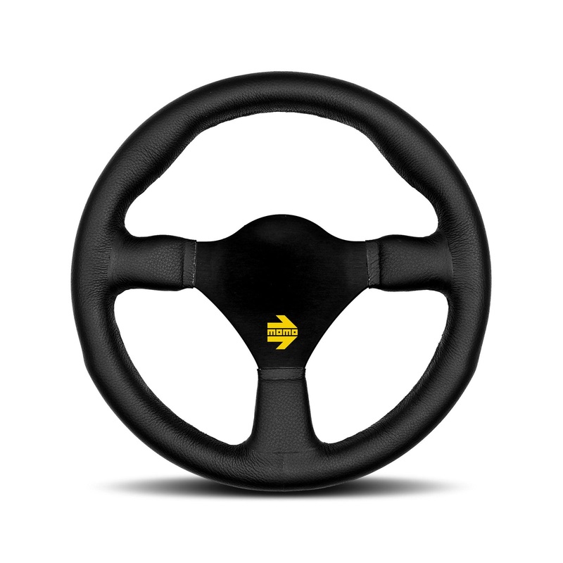 MOMO MOD.26 Racing Steering Wheel - 260mm Leather - Black