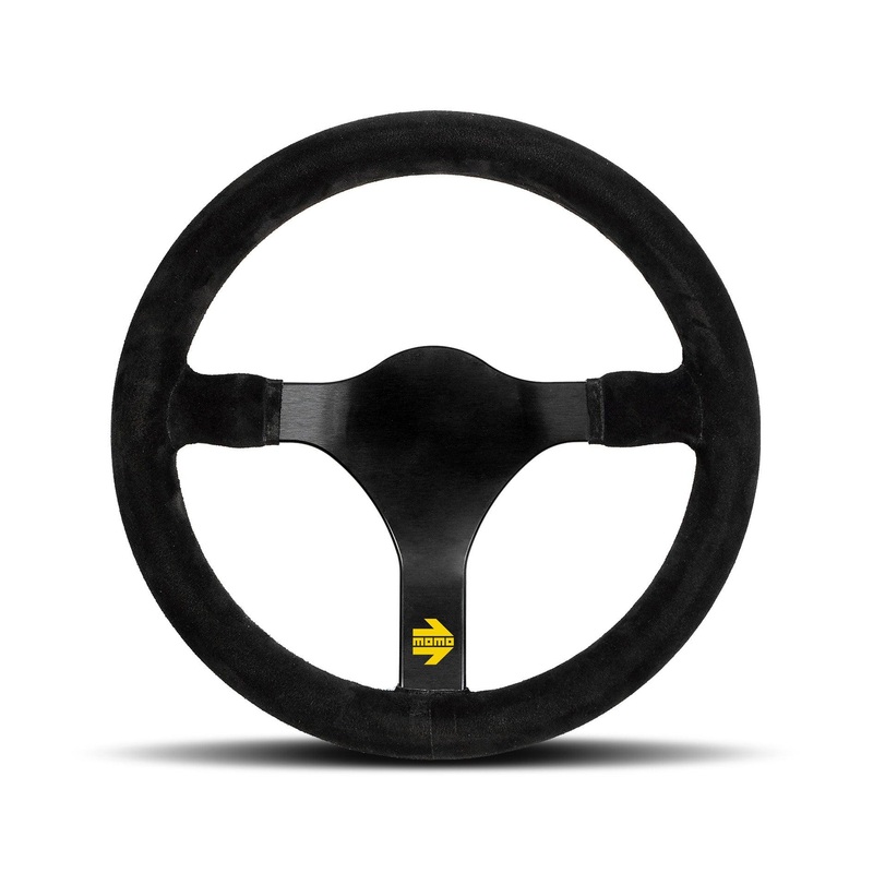 MOMO MOD.31 Racing Steering Wheel - Black Suede 340mm