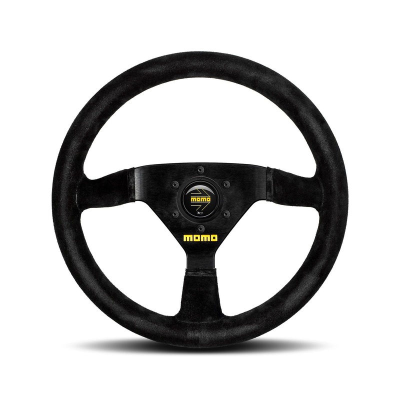 MOMO MOD.69 Racing Steering Wheel - 350mm - Black Suede