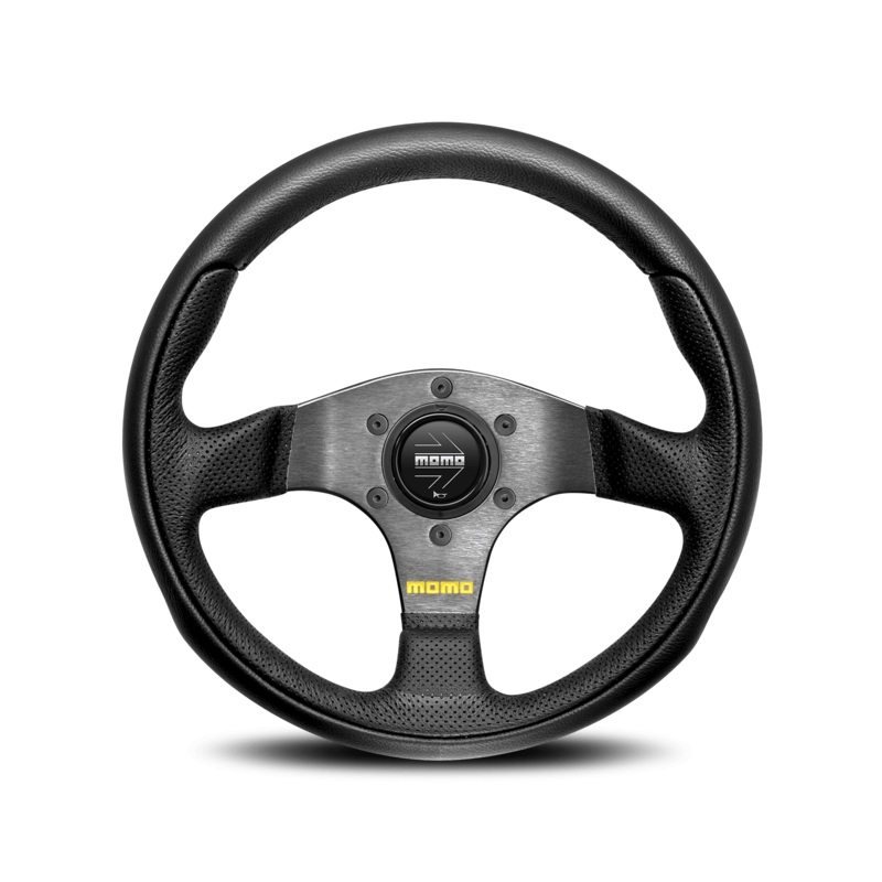 MOMO Team 300mm Leather Steering Wheel