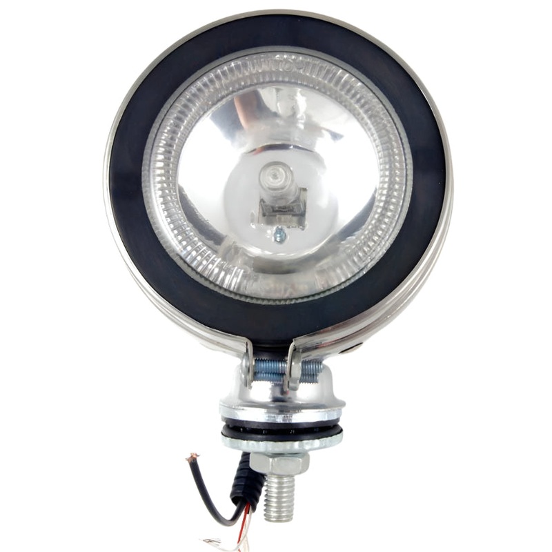 100mm Chrome Spot Lamp With  LED Ring  each