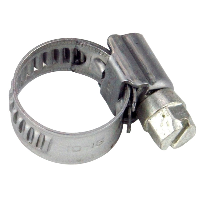 10mm - 16mm Narrow Band Stainless Steel Hose Clip