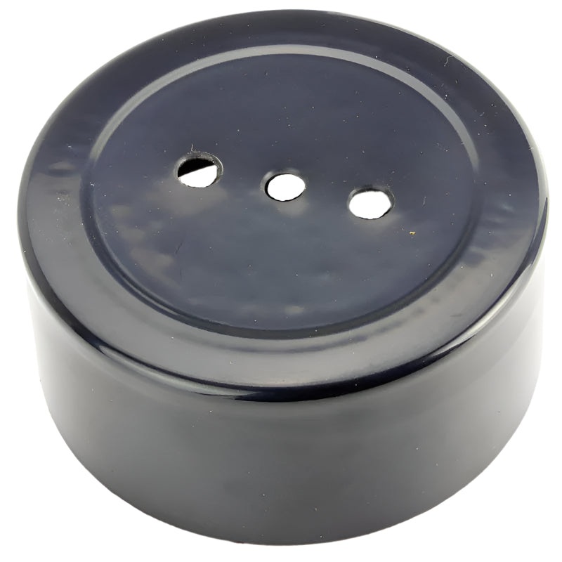 125mm Round Lamp Housing Black